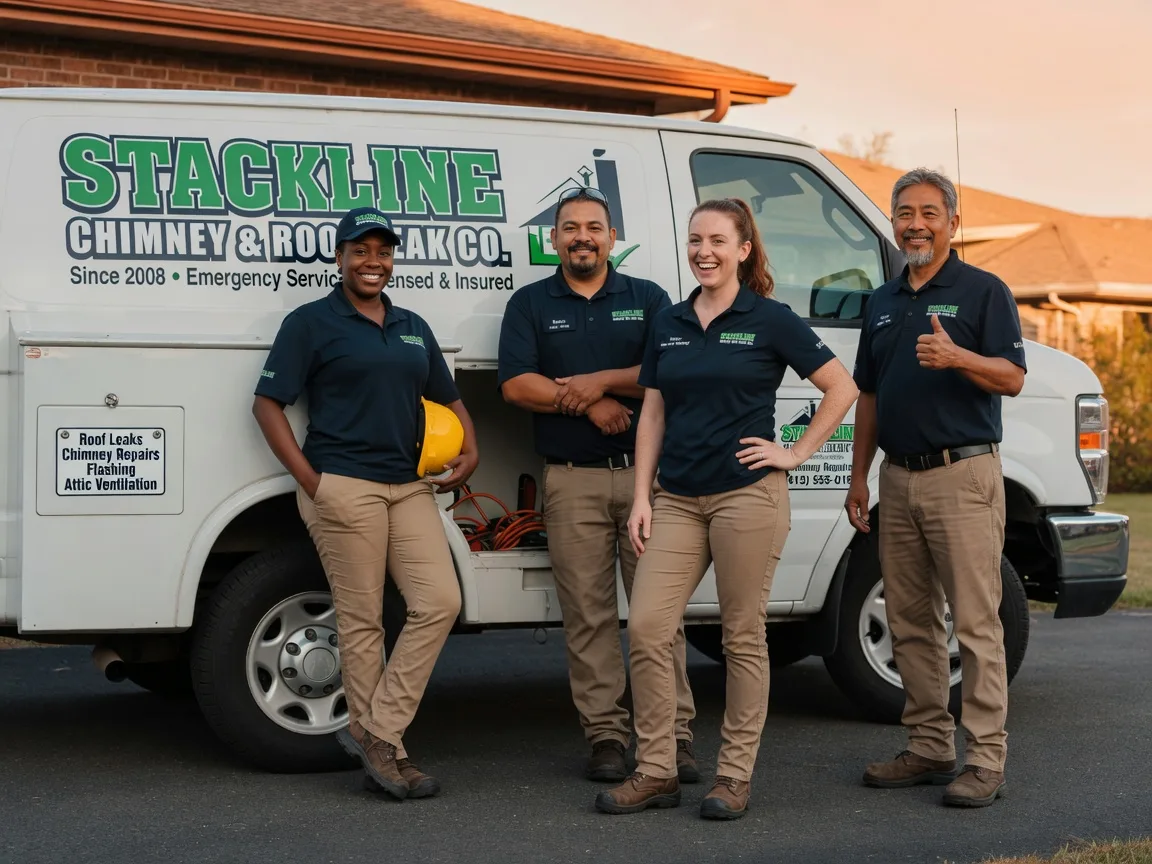 Chimney flashing repair company in Casco, MI